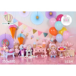 FUNDO FOTOGRÁFICO EM MALHA EXCLUSIVO INFANTIL REF.3134