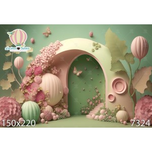 FUNDO FOTOGRÁFICO EM MALHA INFANTIL REF.7324
