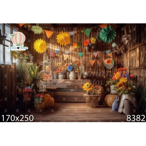FUNDO FOTOGRÁFICO EM MALHA JUNINO REF.8382