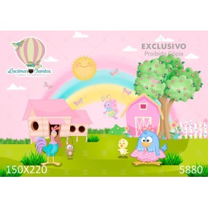 FUNDO FOTOGRÁFICO EM MALHA EXCLUSIVO INFANTIL REF.5880