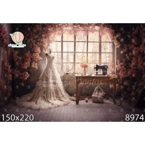FUNDO FOTOGRÁFICO EM MALHA  FINE ART REF.8974
