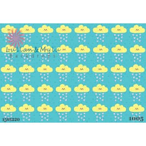FUNDO FOTOGRÁFICO EM MALHA CHUVA DE BENÇÃOS REF.1005
